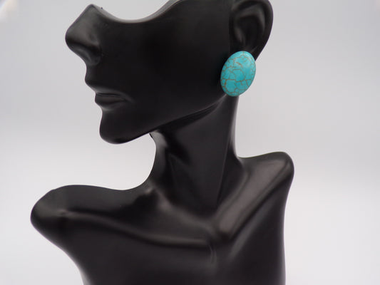 Turquoise stone earrings